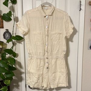 Bella Dahl Ivory Button-Up Top